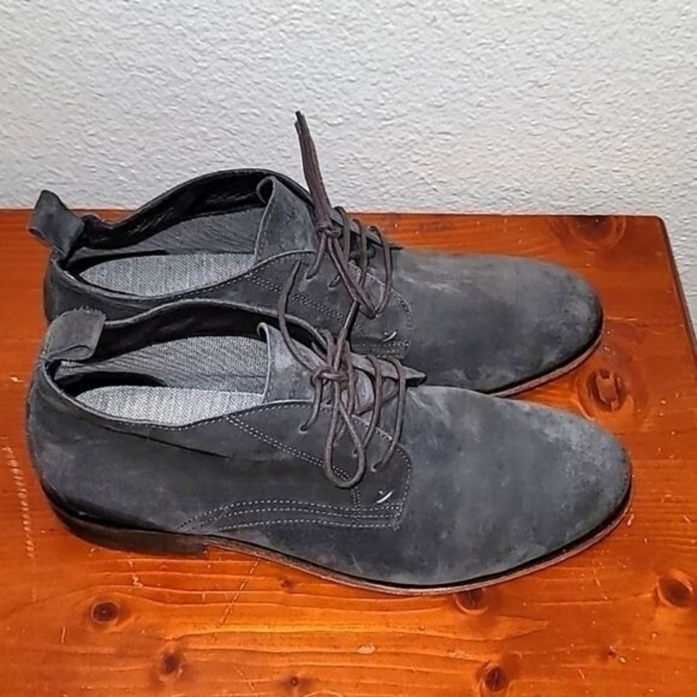 WOLVERINE MENS HENSEL GRAY SUEDE CHILLS CASUAL OR DRESSING BOOTS‎  SZ 12